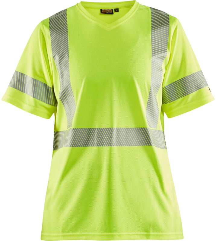 Hochsichtbares Anti-UV Arbeitst-T-Shirt für Damen 3336 – Neon Gelb XL