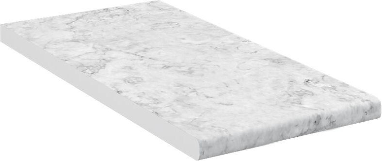 Küchenarbeitsplatte R-Line, Weiß/Marmor, 30 cm Vicco