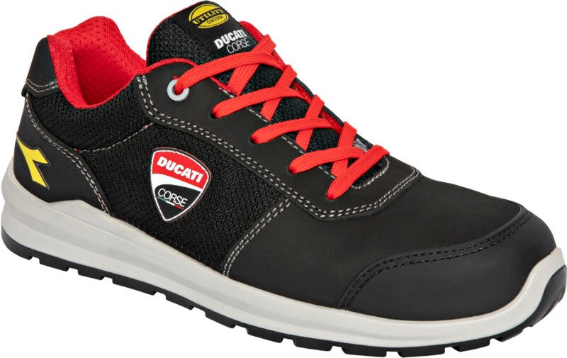 Sicherheitshalbschuh Ducati Speedy Race S1PS - T.48 - Schwarz/Fungus Diadora 701.181702-C2541 T.48