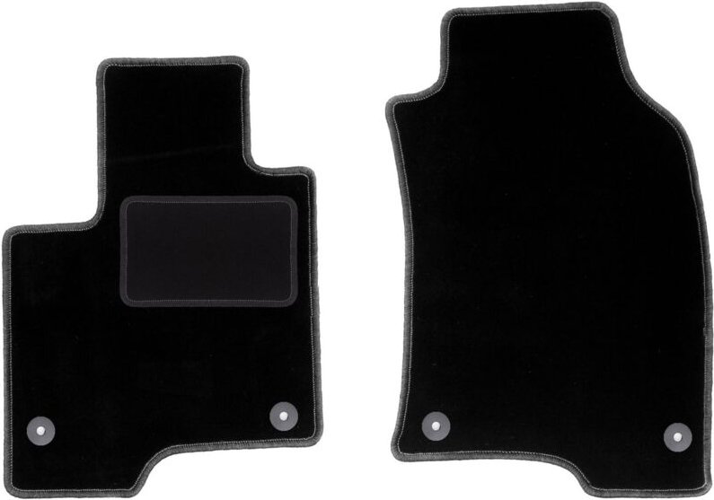 Vordere Matten schwarz für: Fiat Panda III Fließheck (2012-)