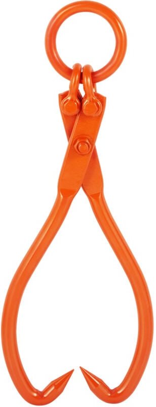 Mophorn - 18 Zoll Holzrückezange, Schwerlast 772 lbs/350 kg Tragkraft 2-Klauen-Holzhebezange aus Stahl, zum Heben, Handh...