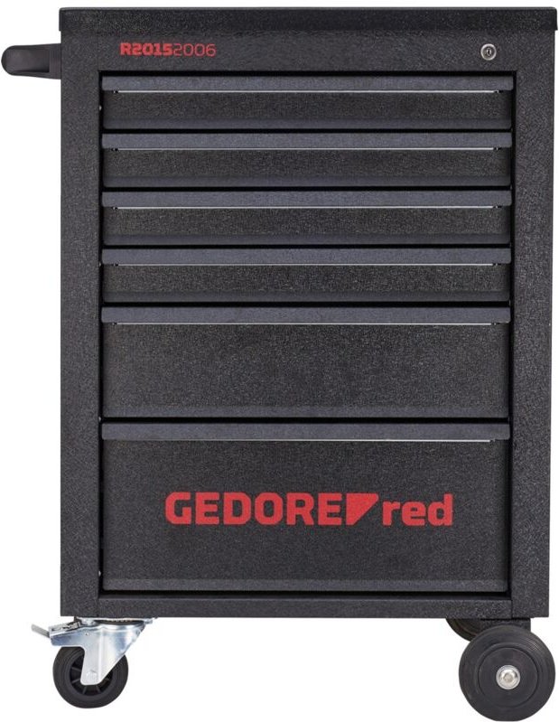 Gedore Werkzeugsatz im Werkstattwagen MECHANIC schwarz 166-tlg.