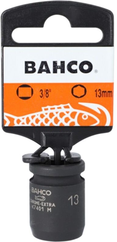 Bahco 15 mm - Satz 3/8-Kraft-Steckschlüsseleinsätze, Vierkantantrieb, Sechskantprofil, metrisch, phosphatiert - Einzelha...