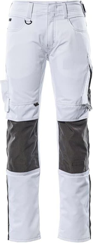 Arbeitshose mannheim 12679-442 leichte Bundhose mit Cordura Knietaschen, Farbe: Weiß/Dunkelanthrazit - 0618, Größe: 56 -...