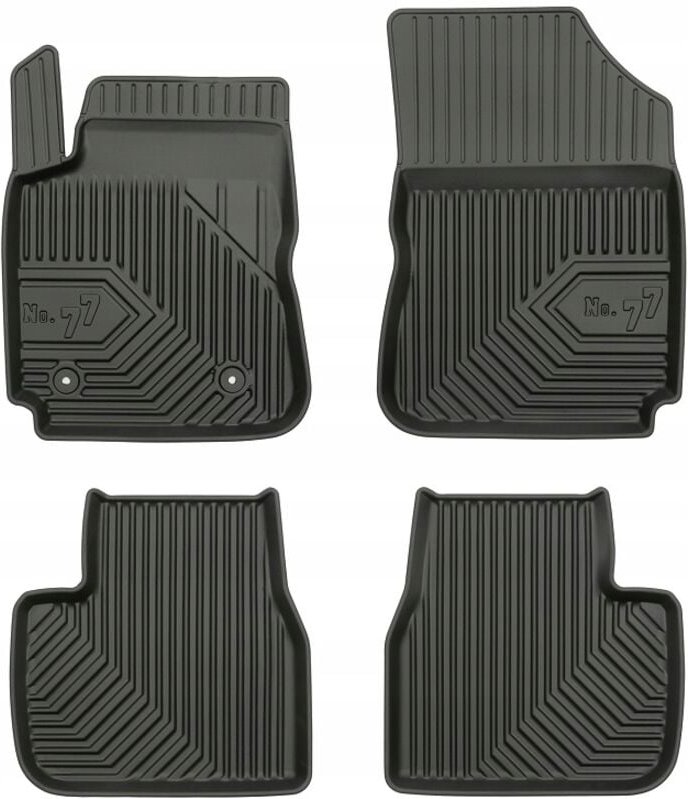 GUMMIMATTEN CITROEN C4 Cactus 2014-2020 DURCH 77