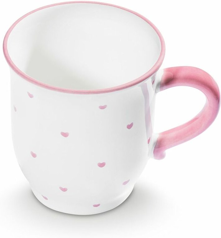 Gmundner Keramik - Herzerl Rosa, Schokotasse 0,3 Liter