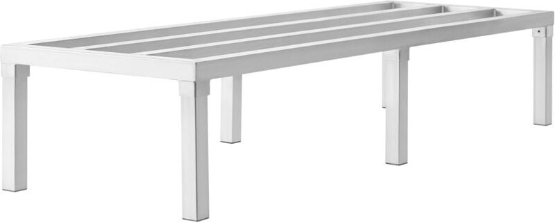 Mophorn Aluminium-Stauregal, 60 x 20 Zoll großes kommerzielles Bodenregal, 12 Zoll über dem Boden, 1800 lbs Tragkraft, k...