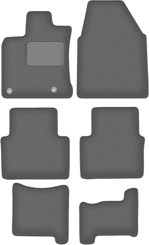 Graphit-Fußmatten für: Nissan Qashqai +2 Crossover (2007-2013)