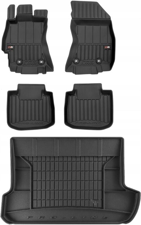SET 3D Gummifußmatten Subaru Outback 5 Kombi 2015-2020