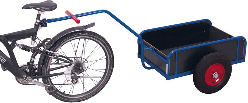 VARIOfit Fahrradanhänger mit Bordwand und Luftbereifung 805x535mm