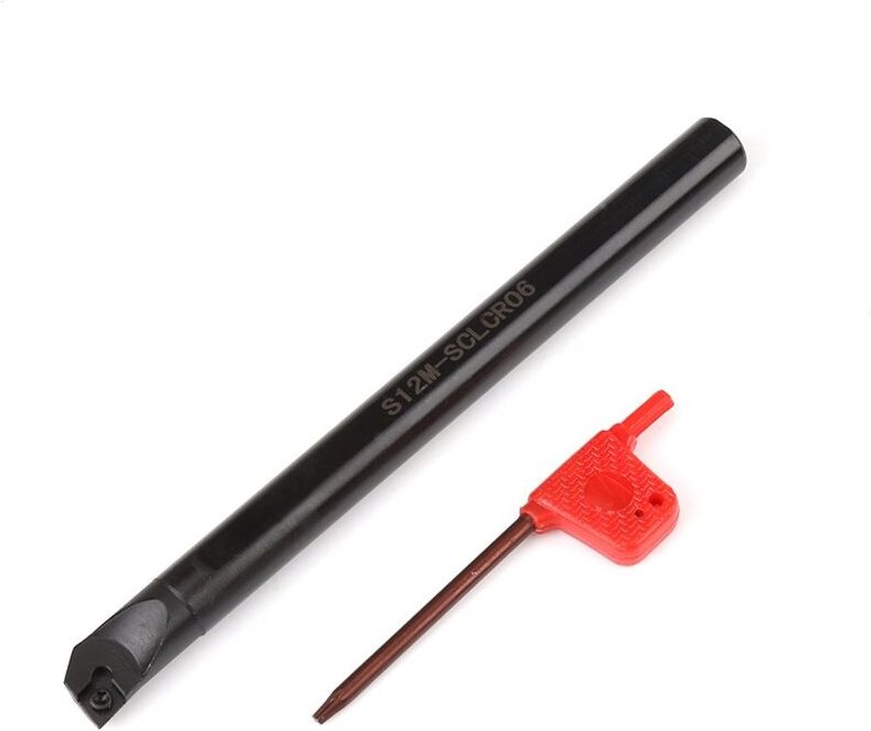 Ej.life - Bohrstangen Set, sclcr Drehmaschine Bohrstangenhalter für Innendrehen + 10 Tlg CCMT0602-Einsatz + 3 Tlg Schrau...