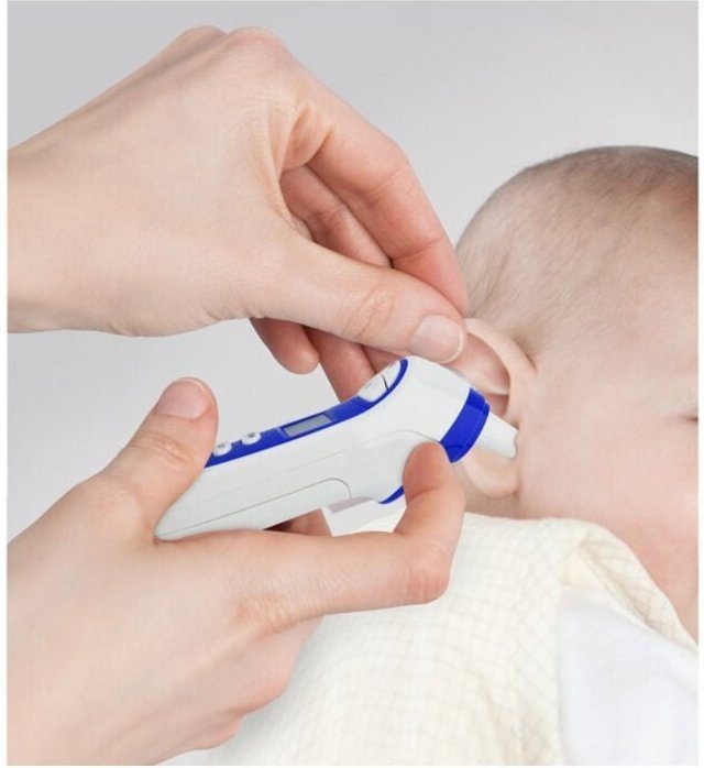 Trade Shop Traesio - Trade Shop - Digitales Infrarot-Thermometer, Ohr, Ohr, Kinder, Erwachsene -