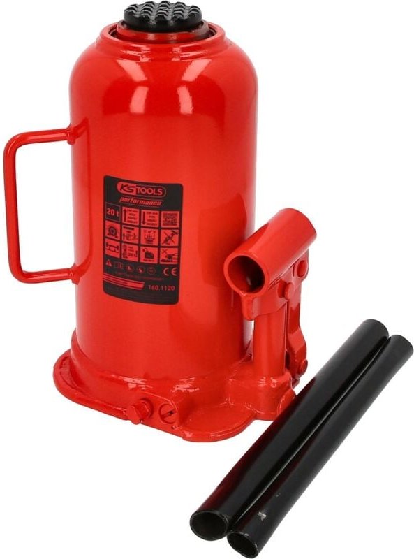 Ks Tools performance Hydraulischer Flaschenwagenheber, 20000 kg, Hubhöhe: 235-445 mm