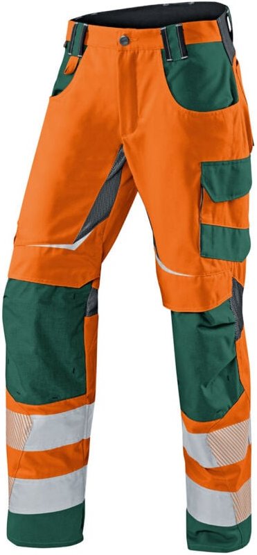Kübler Sommerhose reflectiq psa 2 warnorange/moosgrün Gr. 25