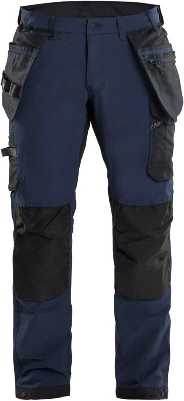 Arbeits-Hosen Artisan Stretch 4D 1522 - Dunkel Marine/Schwarz M - FR(44) - SE(C50) - Kurz