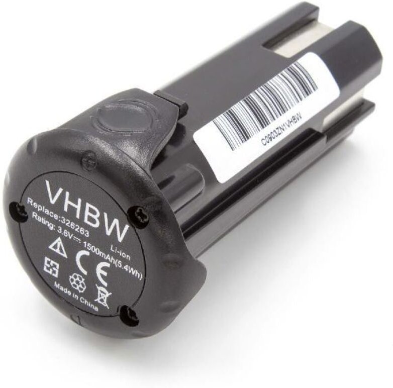 Vhbw - Akku kompatibel mit Bostitch GBT1850K, GF1564K, GFN1564K, GFN1664K Elektrowerkzeug (1500 mAh, Li-Ion, 3,6 v)