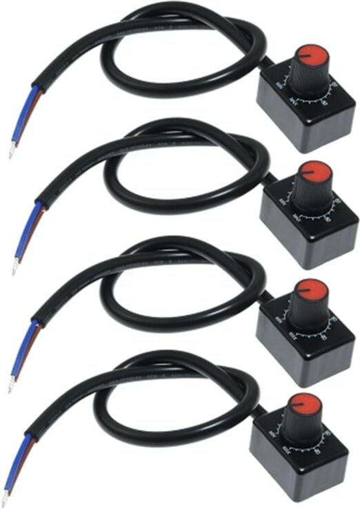 DC 0/1-10V Knopf-LED-Dimmer, Niederspannungs-Passivdimmer, 4 Stück
