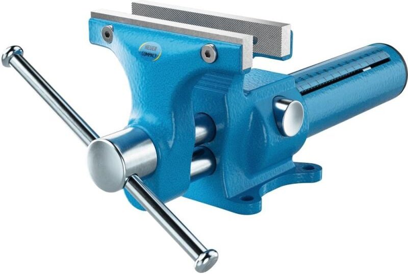 Thumbnail - Schraubstock Compact 120mm, Amboss, Spannweite 130mm, Werkbankschraubstock - Heuer