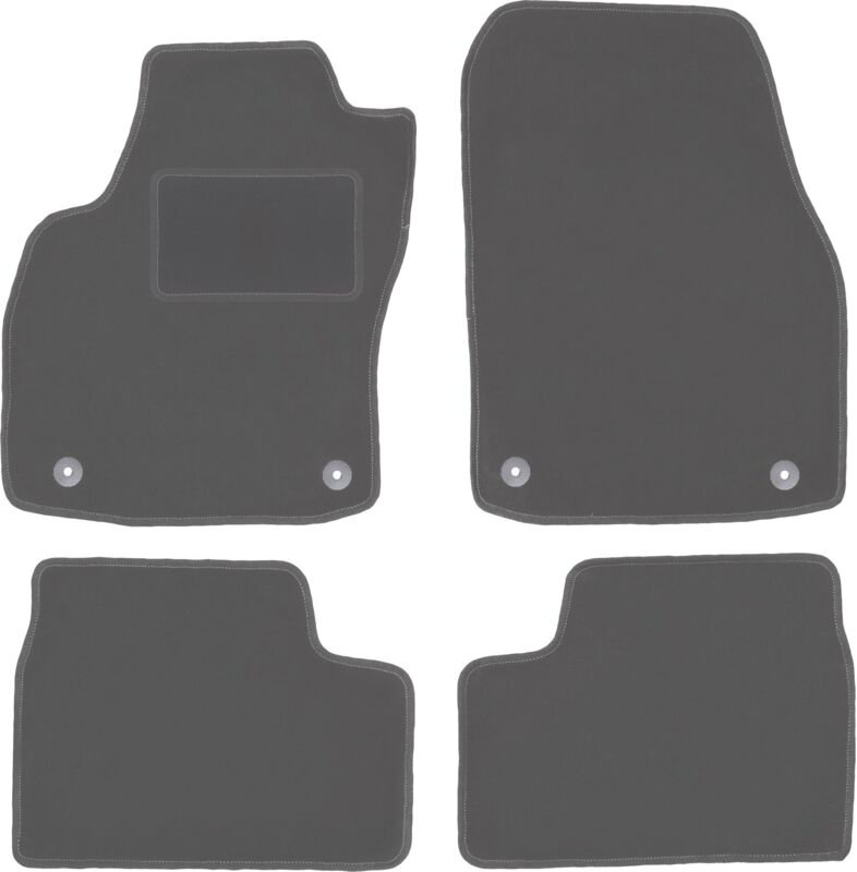 Graphit-Fußmatten für: Opel Astra H Limousine, Schrägheck, Kombi, TwinTop, Cabrio, Coupé (2003-2010)