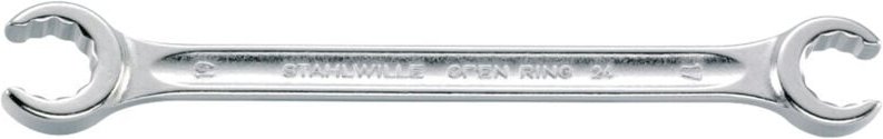 Stahlwille 24 16 x 19 Offene Doppelringschlüssel, abgewinkelt, OPEN-RING