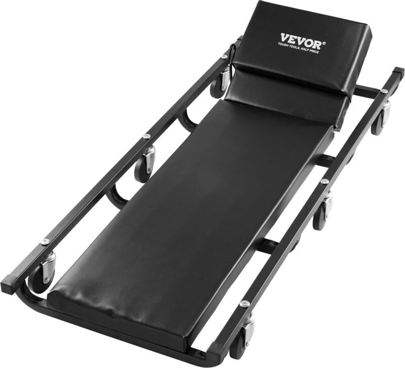 Montagerollbrett Werkstatt-Liegewagen, 1016 mm, 136 kg Tragkraft Rollbrett für Mechaniker, für Kraftfahrzeuge mit 6 Lenk...