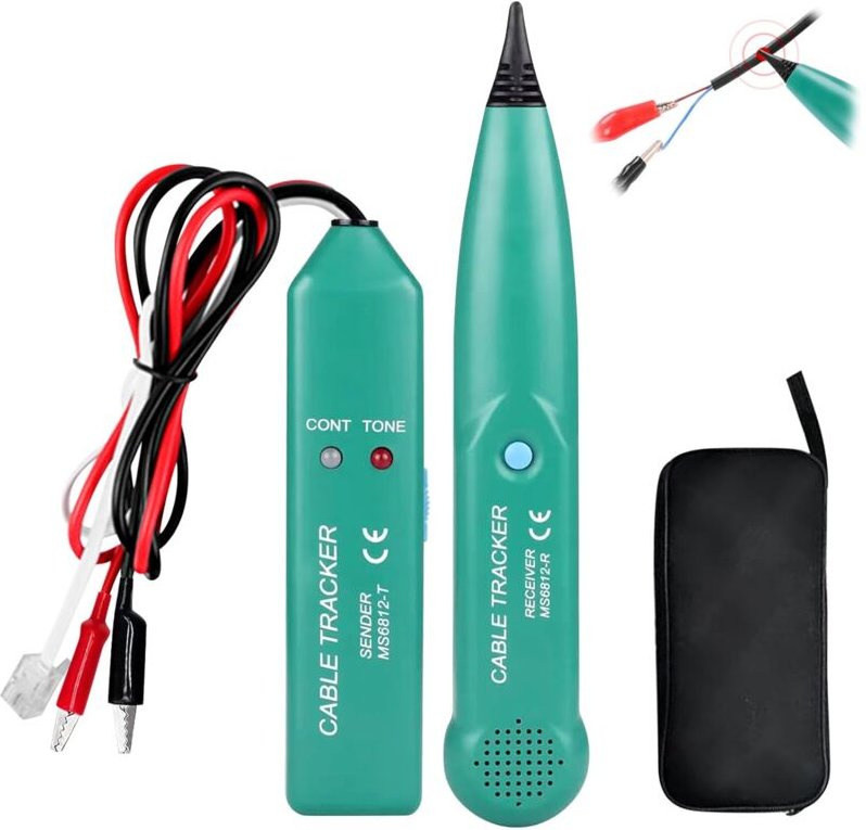 MS6812 Kabel-Tracer, Kabel-Tracker, Roboter-Rasenmäher-Kabeldetektor, tragbarer Kabel-Tracer, Telefonkabeltester, elektr...