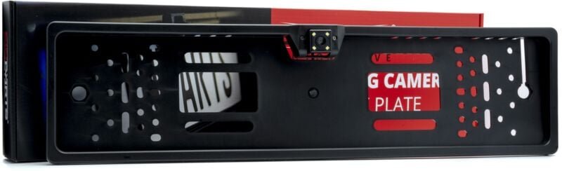 Rückfahrkamera im Kennzeichenrahmen mit LEDs – weiter Blickwinkel und hohe Auflösung