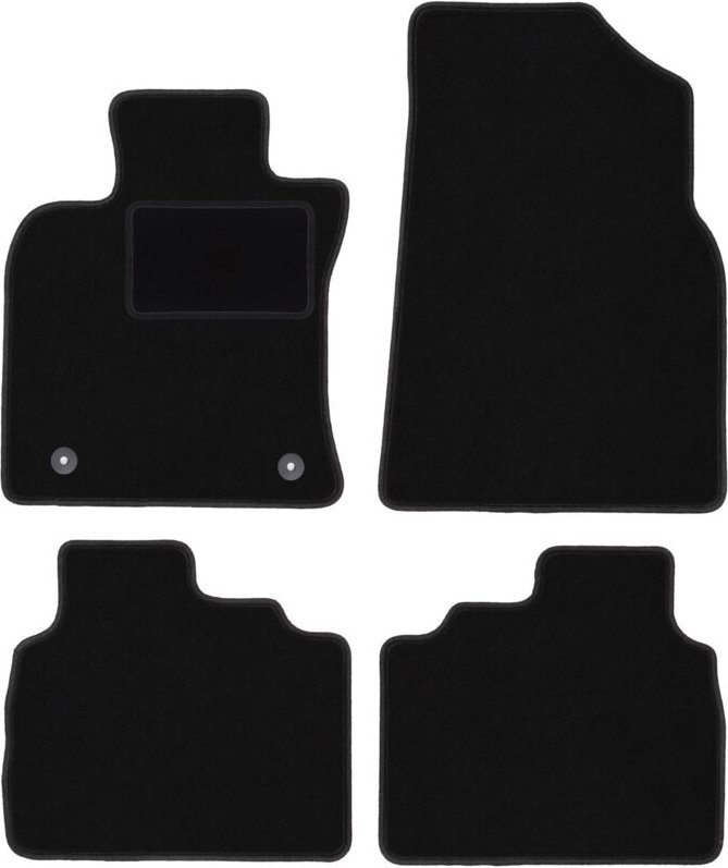 Schwarze Veloursmatten für: Lexus ES VII Limousine (2017-)