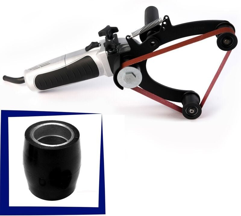 GLOB SYSTEM GS01-01 Aufsatz zum Schleifen und Polieren von Rohren mit Fassrollen