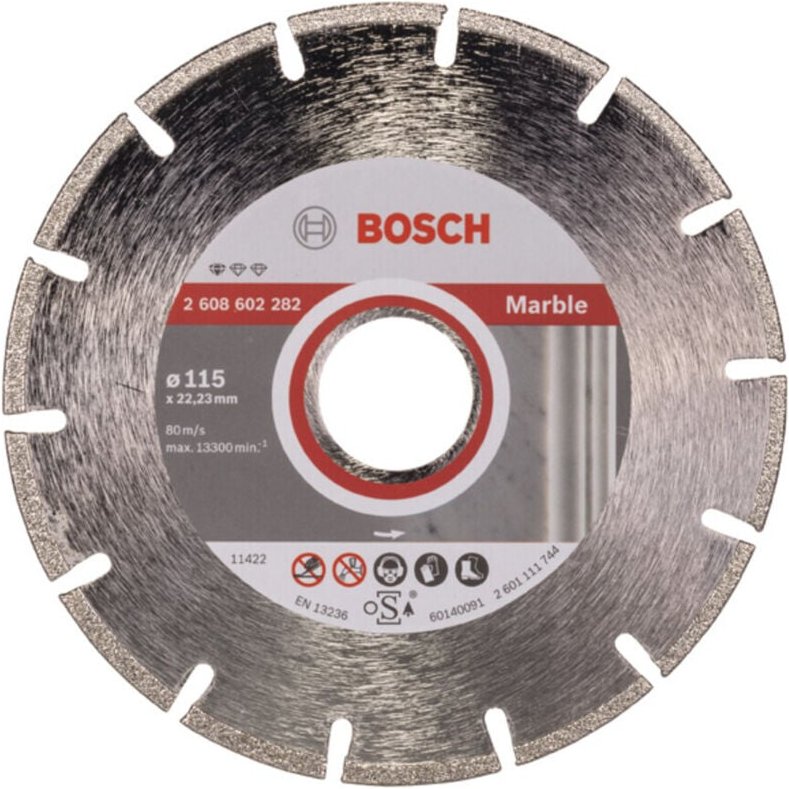 Thumbnail - Bosch Diamanttrennscheibe Standard for Marble 115 x 22,23 x 2,2 x 3 mm