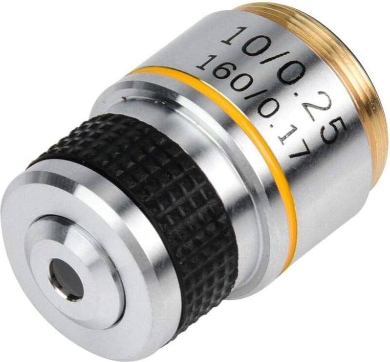 10X 185 Achromatische Objektive für biologische Mikroskope 160 / 0,17