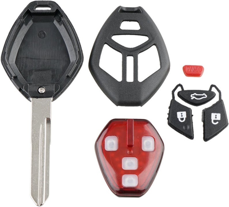 Heißer Verkauf Mitsubishi 4-Tasten-Schlüssel mit Nut links + - Dolaso