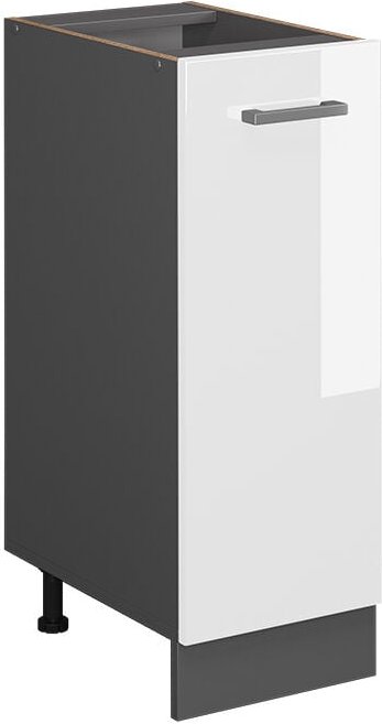Thumbnail - Unterschrank R-Line, Weiß Hochglanz, 30 cm ohne Arbeitsplatte Vicco