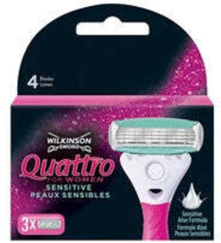 Wilkinson sword - quattro for women 3 pcs - spare head
