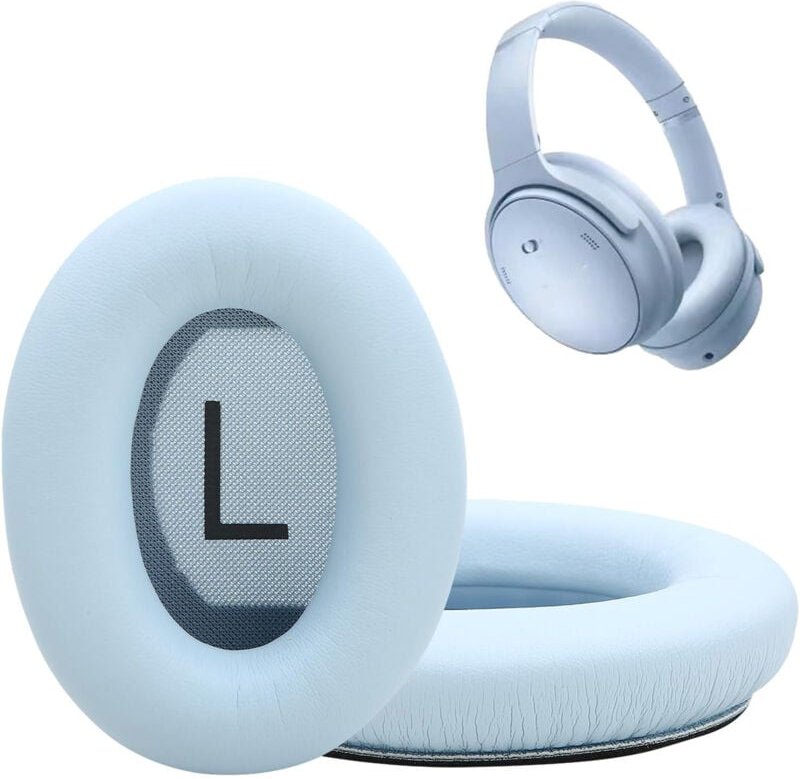 Ohrpolster für Bose QuietComfort 45, QC35, QC35ii, QC25 und QC15 Kopfhörer. Ersatz-Ohrpolster aus Proteinleder und Memor...