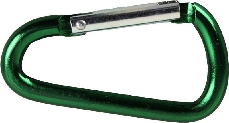 Conacord Karabinerhaken 60 mm Alu grün Karabiner Haken Schnapphaken Schlüssel