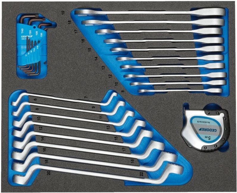 Ts CT2-7R-2 Schraubenschlüssel-Satz in 2/4 Check-Tool-Modul