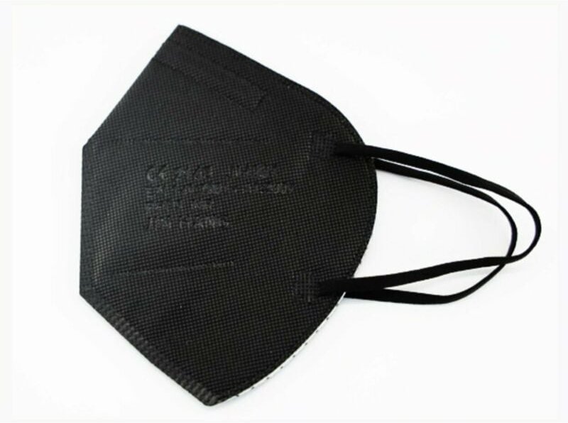 20x FFP2 Atemschutzmaske 5 Lagig Mundschutz Maske Mund Nasen Schutz ce 2163 Schwarz