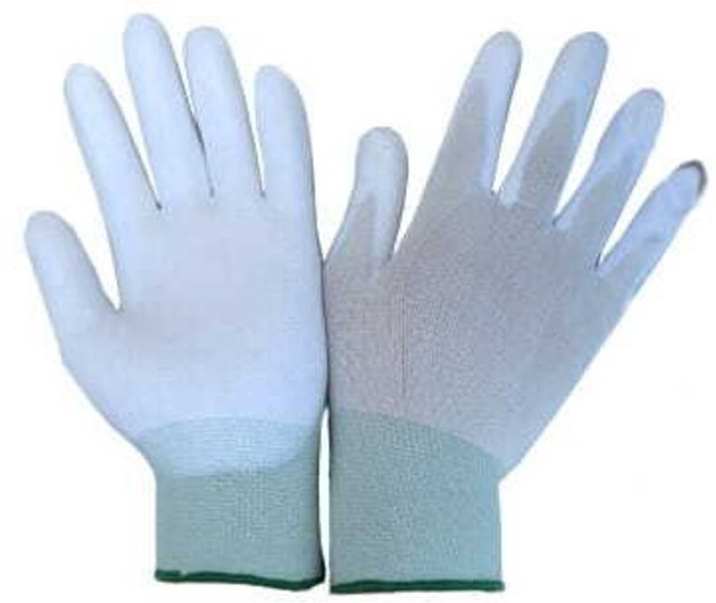 Bird Weisse Arbeitshandschuhe, Grösse 8