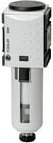 Vorfilter »futura«, PC-Beh., Schutzkorb, 0,3 µm, bg 4, g 3/4, va - Riegler