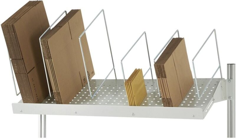 Kartonagenmagazin, B1250(1165)xT450xH500mm, RAL7035 - RAU