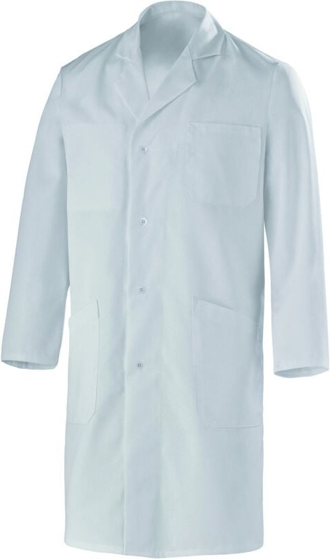 Essentielle Knopfbluse 100 % Baumwolle - Weiss Xs