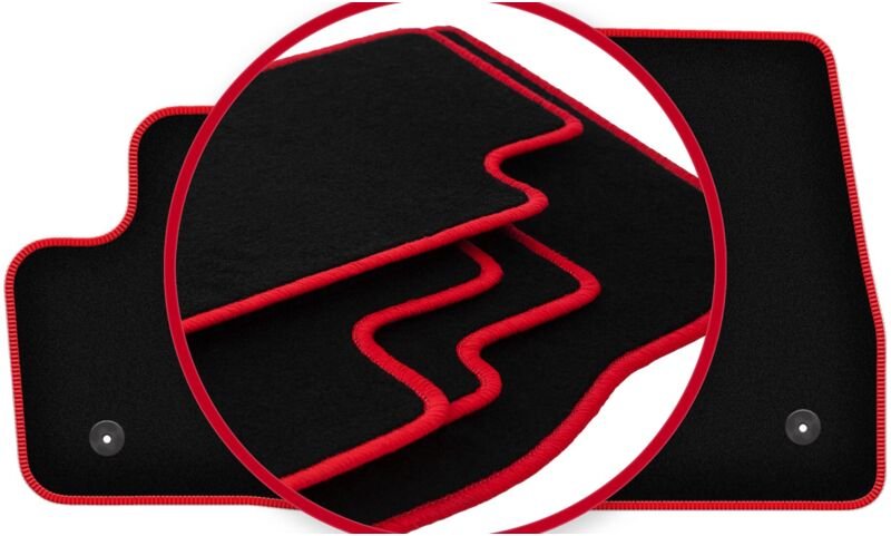 CARLUX-RED Autofußmatten für: Ford Transit Connect FL Kastenwagen (2017-)