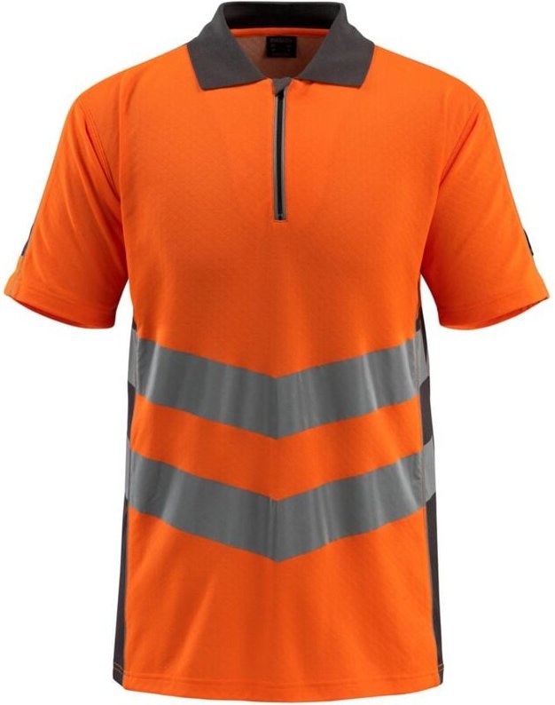 Warnschutz Polo-Shirt murton safe supreme 50130 Gr. 4XL hi-vis orange/dunkelanthrazit - Mascot