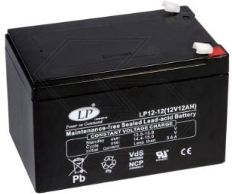 Thumbnail - Batterie für verschiedene Modelle AGM NP12-12 12 Ah 12 V polig + LINKS