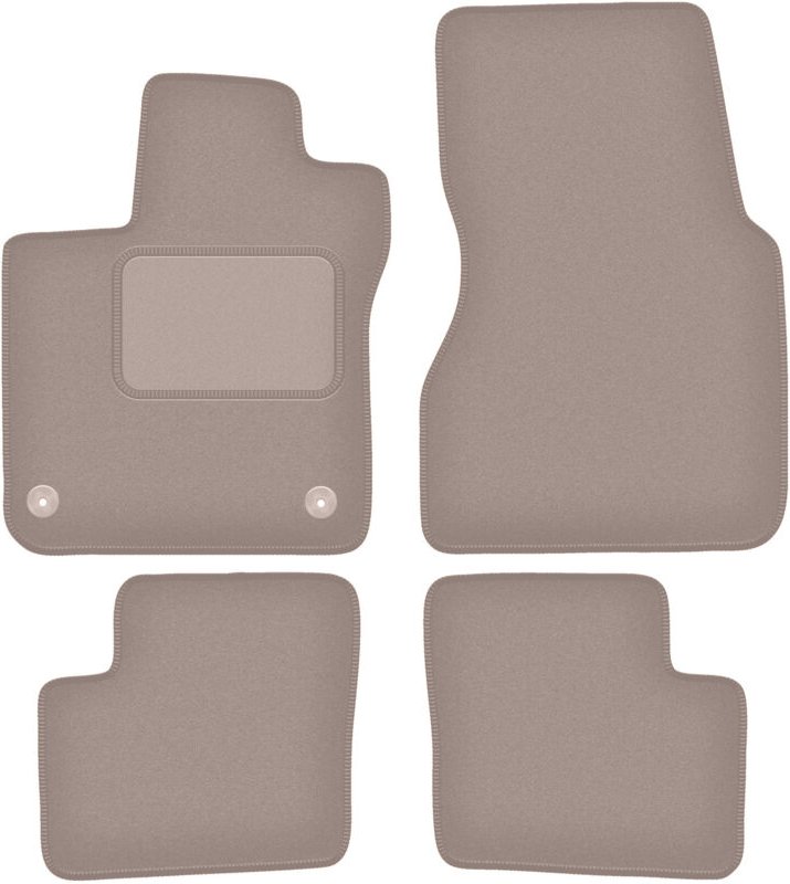 Beige Veloursmatten für: Renault Twingo III Fließheck (2014-)