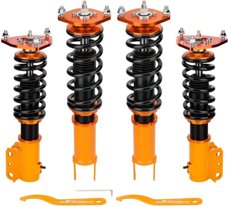 24 levels Gewindefahrwerk Doppelrohr für Mitsubishi Lancer Evolution vii CT9AGewindefahrwerk Dmpfung Einstellbar für Mit...