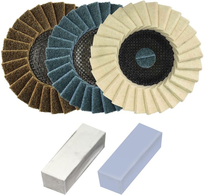 125mm Polier- und Glanzset. im Durchmesser Dronco 6900041100