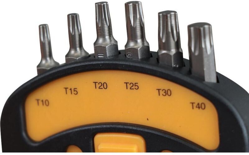 Bit-Box 7tlg + Bithalter Zubehör Schraubendreher Schrauben Heimwerker Werkzeuge