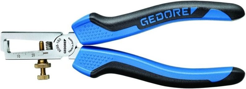 Gedore - 8098-160 jc Abisolierzange 160 mm 2K-Griff